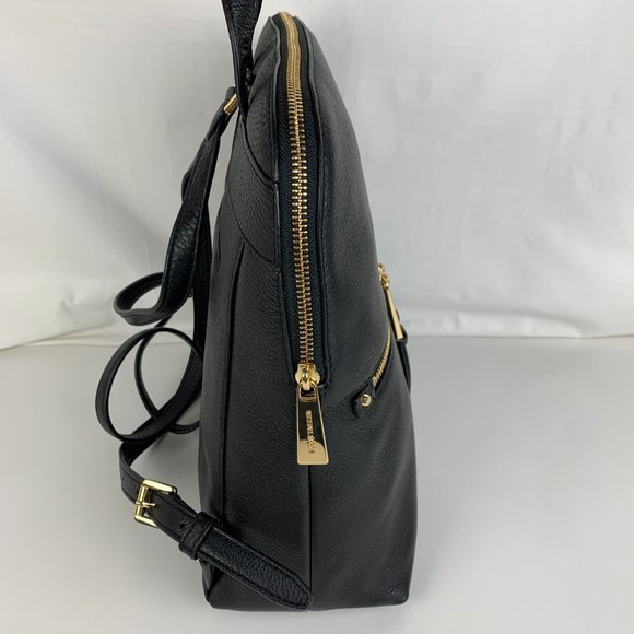 New Michael Kors Rhea Medium Leather Slim Backpack - Picture 5 of 11
